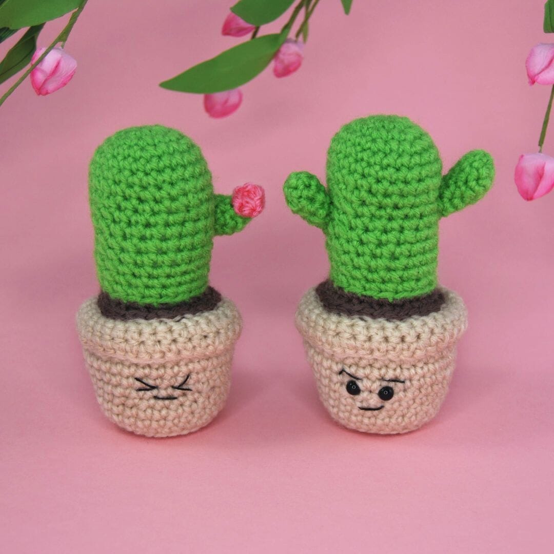 Free Crochet Pattern: Succulent Potted Plant Amigurumi