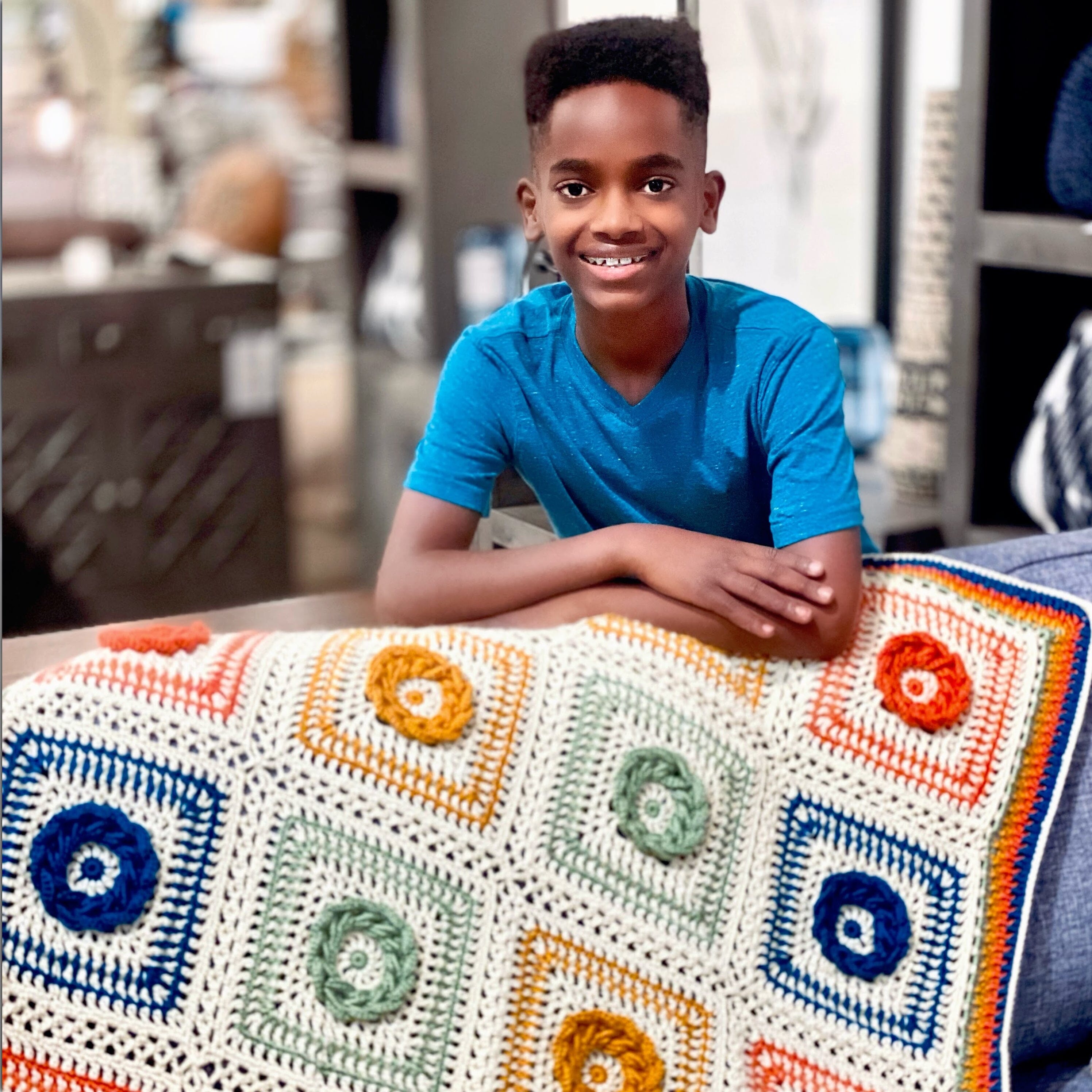 Teza Throw Wander Blanket Kit Wander Pattern Kit FurlsCrochet