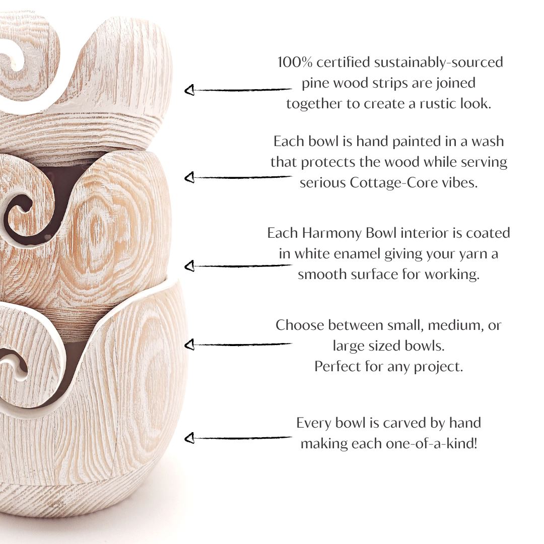 Limited Edition Large Harmony Yarn Bowl Yarn Bowl Furls
