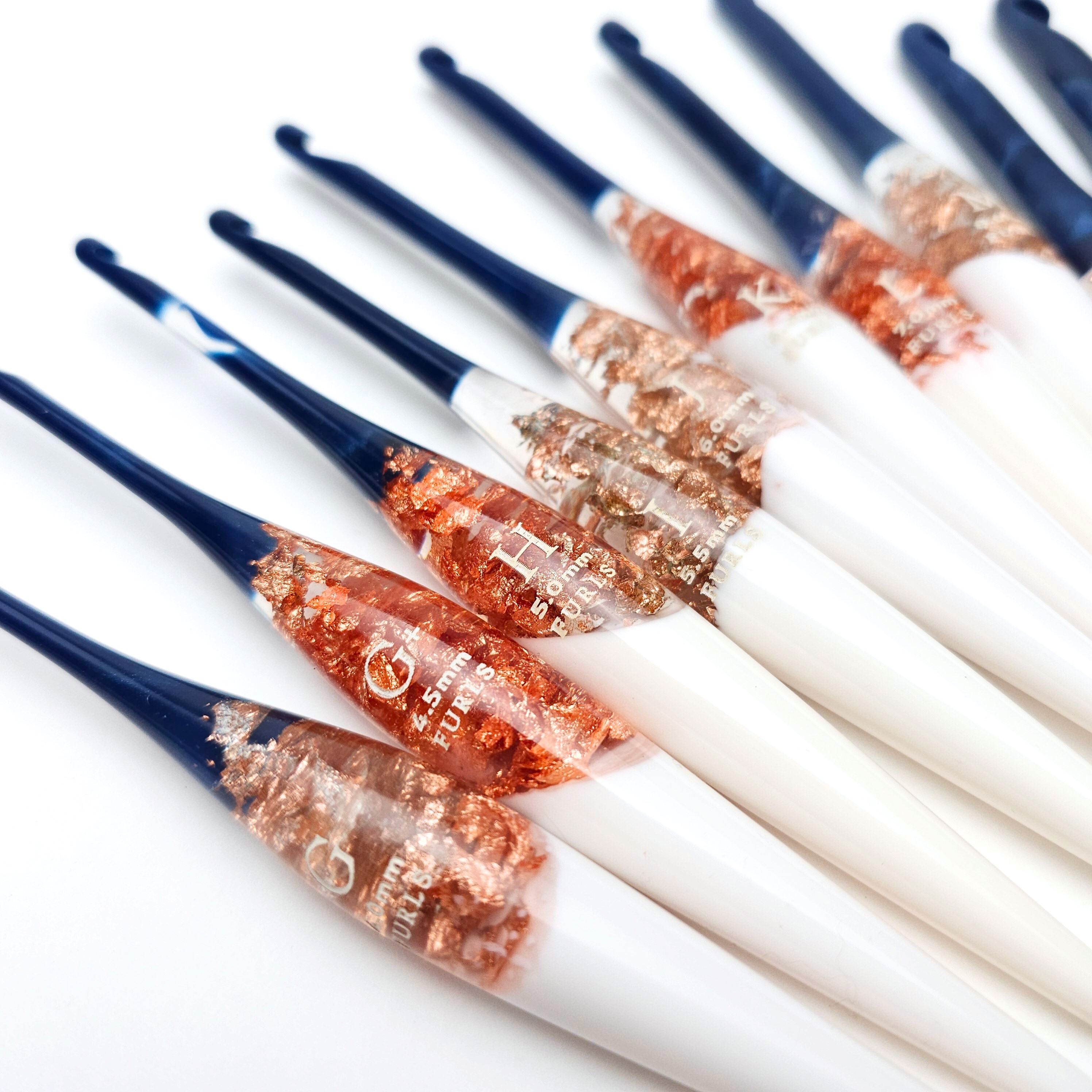 Limited Edition Nautilus Streamline Resin Crochet Hooks FurlsCrochet