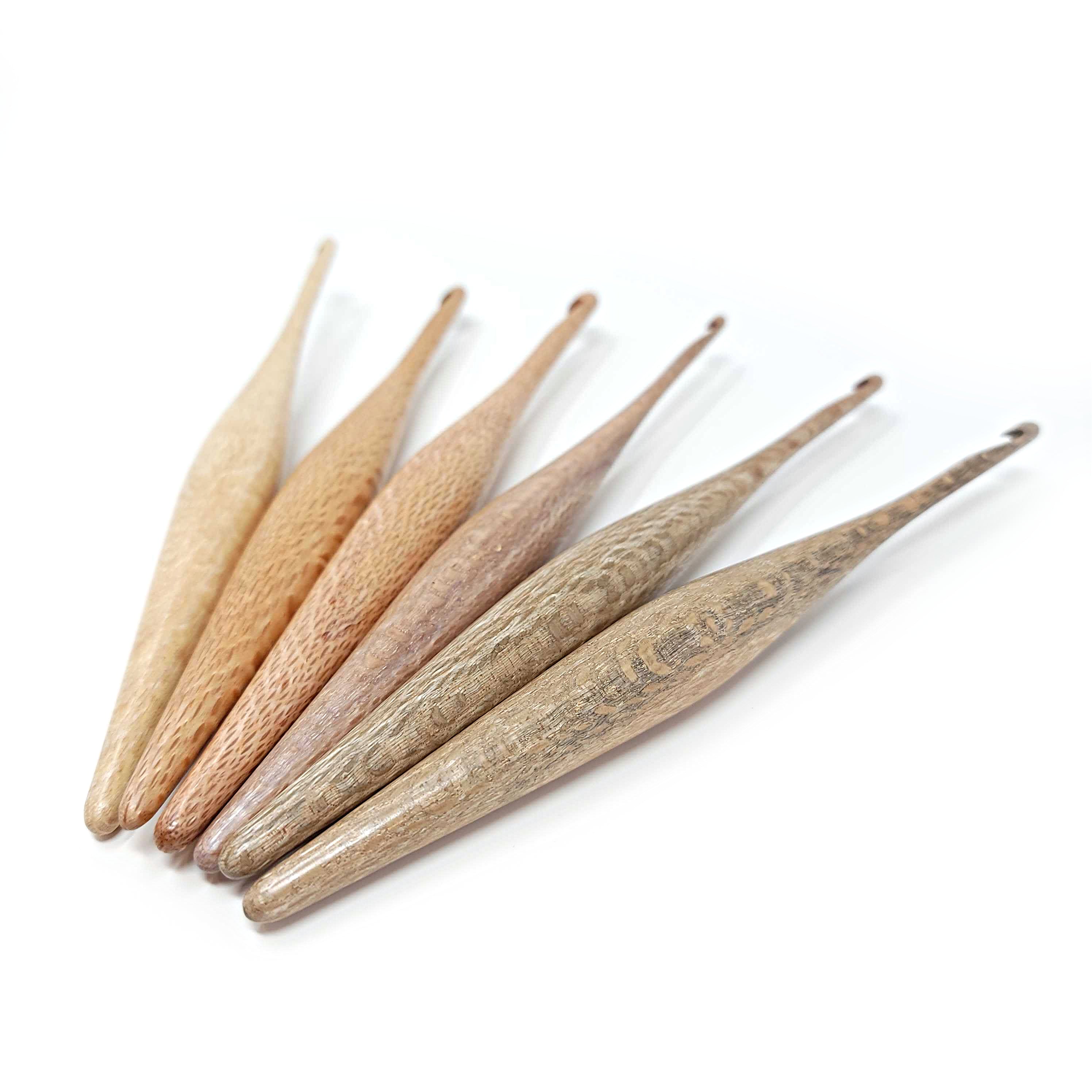 Silver Oak Streamline Wood Crochet Hooks FurlsCrochet