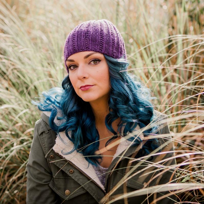 Free Knit Hat Pattern - AJK Beaded Rib Beanie