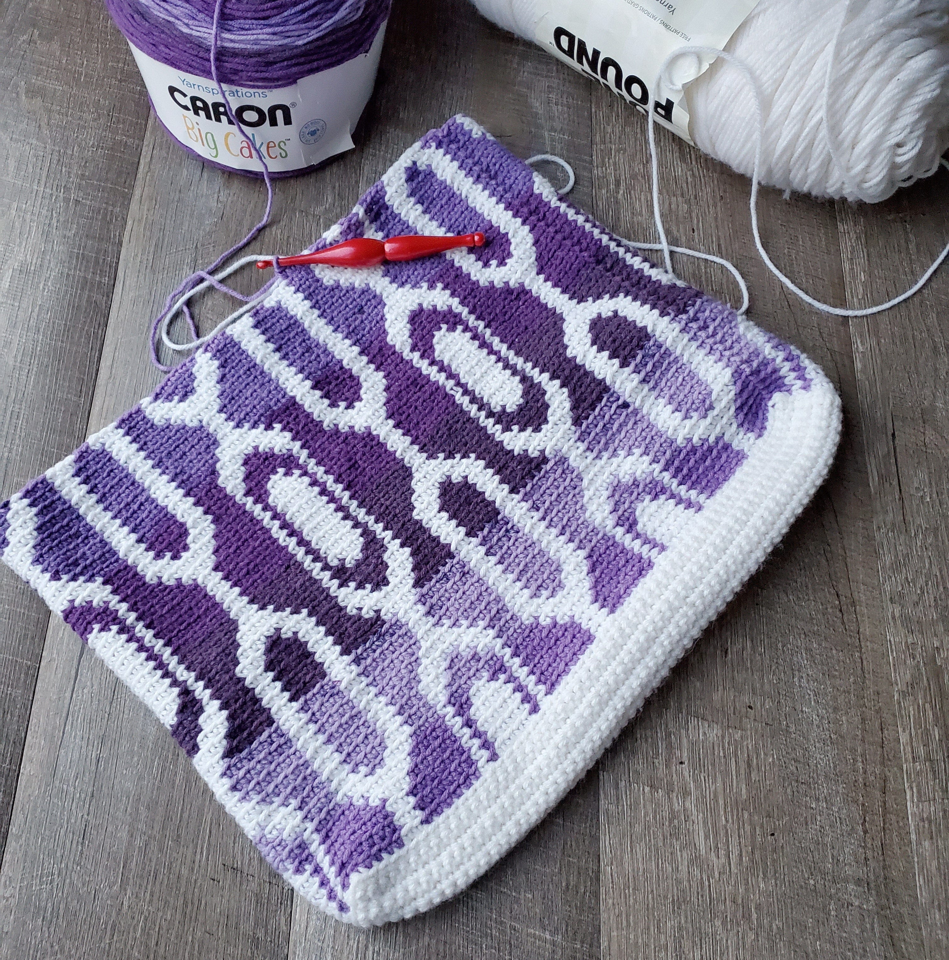 Free Crochet Pattern Tapestry Bag: The Cecelia Bag