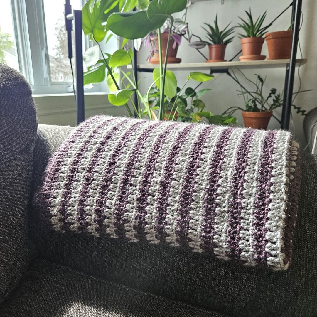 Free Crochet Pattern: Lavender Mist Throw by ACCROchet