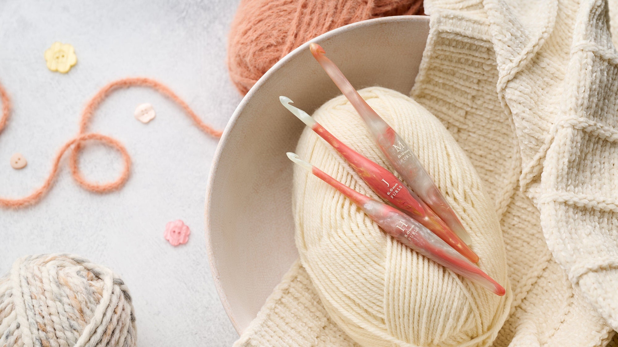 Streamline Resin Crochet Hooks