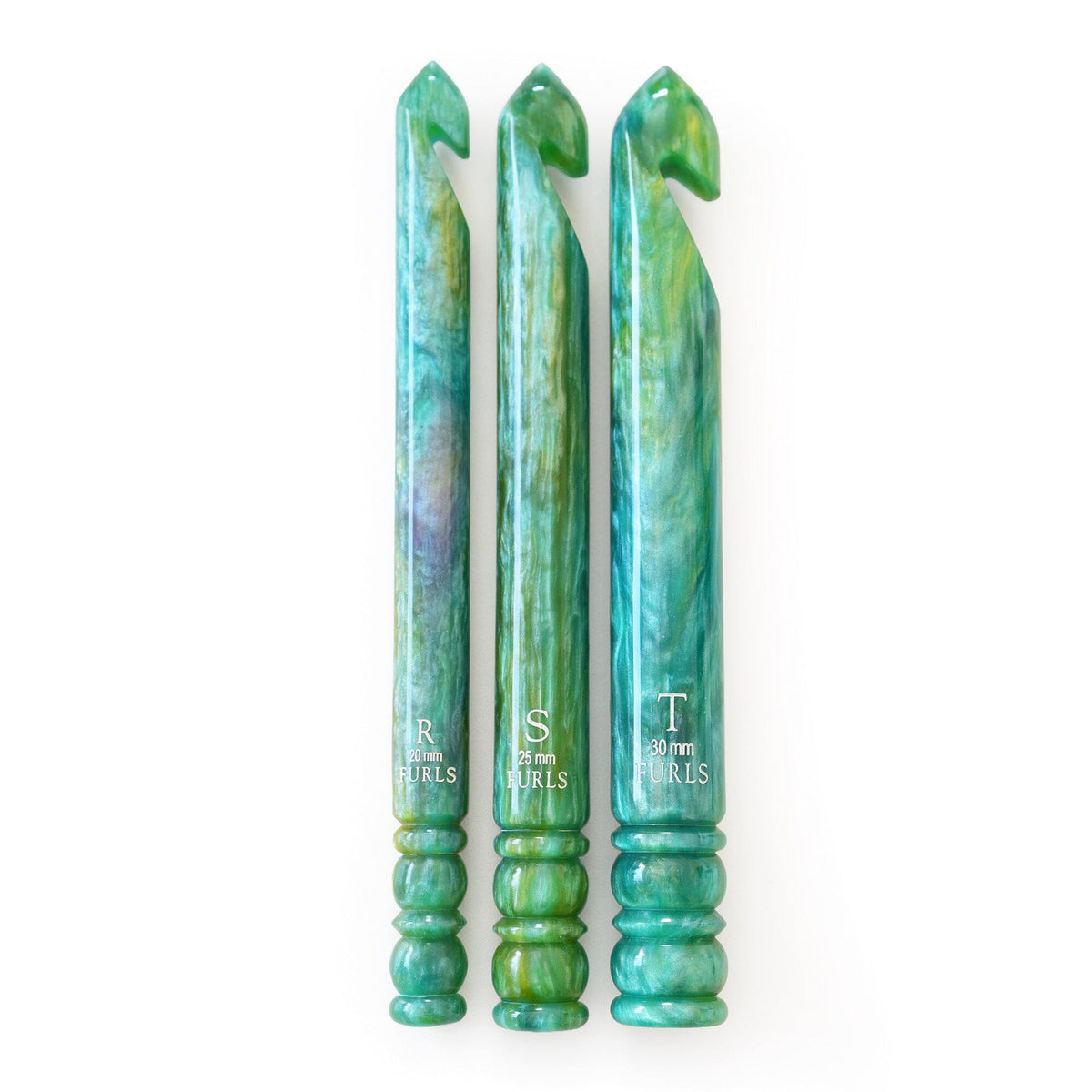 Seagrass Jumbo Resin Crochet Hooks Jumbo Crochet Hook FurlsCrochet 